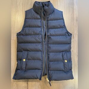 J.Crew navy puffer vest